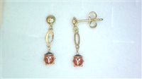 Ohrringe Kind Animaletti in Gelbgold PEND COCCINELLE SMA D C/C 1.30 Sommer G